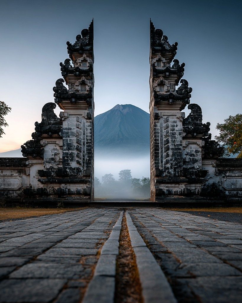 Bali temple gate